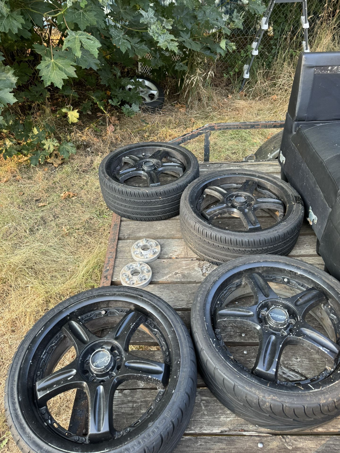 Volk Racing GT-C REPLICAS by Drag Extreme Alloy Wheels & Tires (Set of 4)