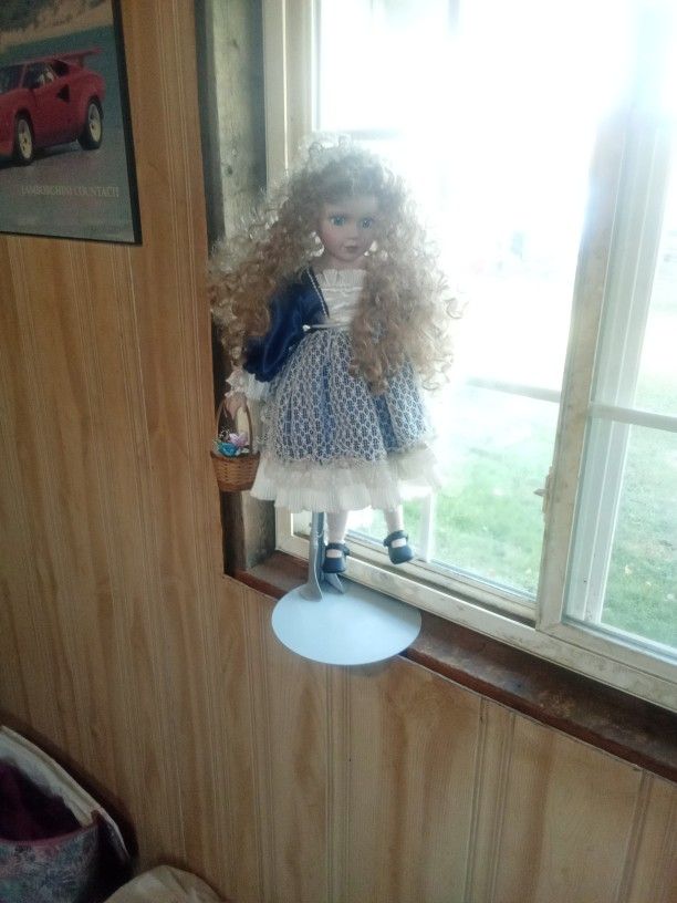 Vintage Porcelain Doll