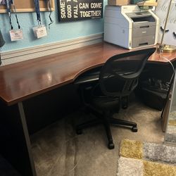 Desk And Office Chair