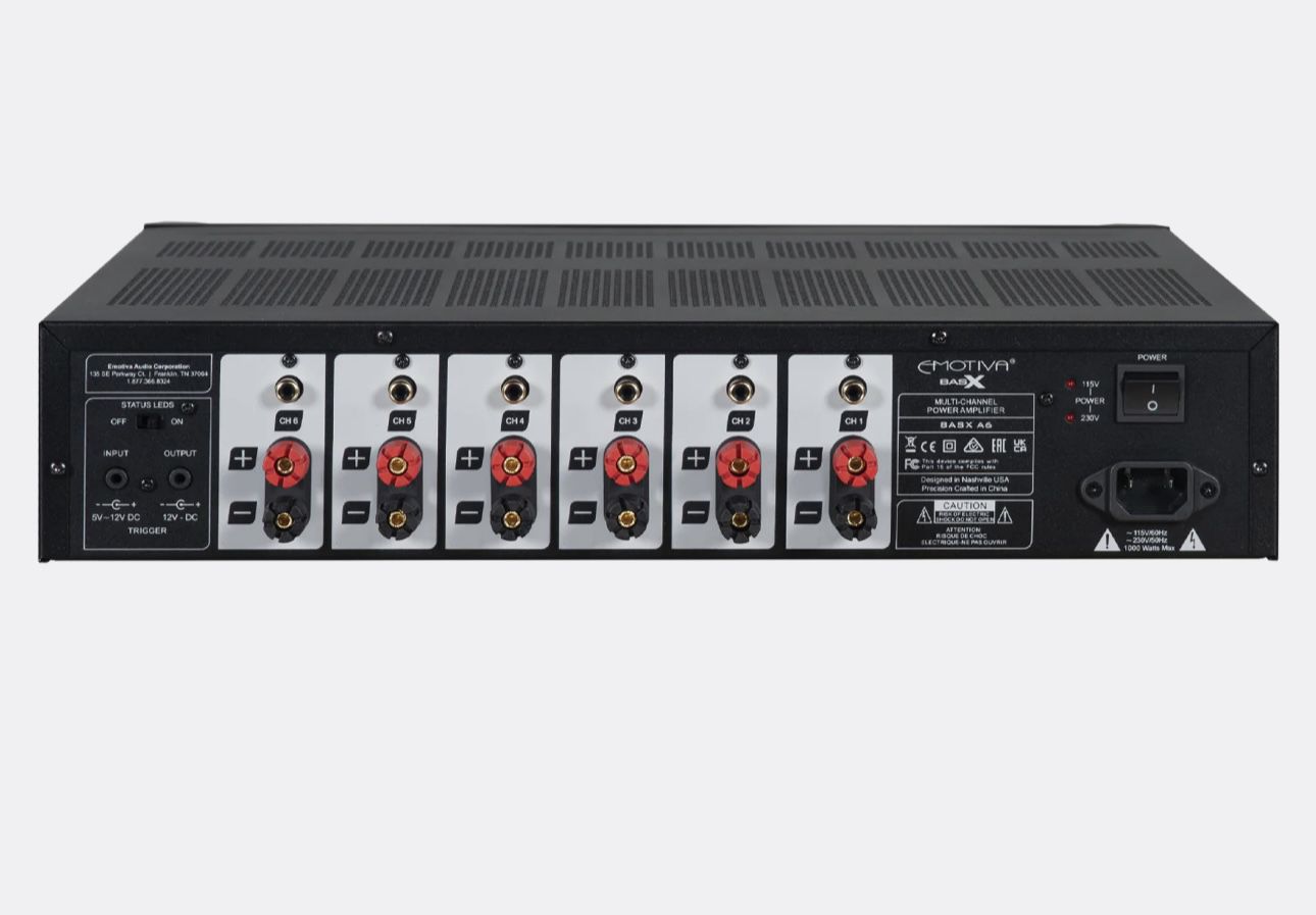 BasX A6 Six-Channel Power Amplifier $750 OBO
