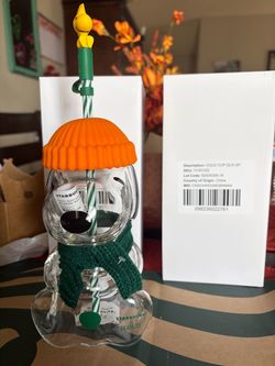 Peanuts × Starbucks Snoopy Glass Cold Cup