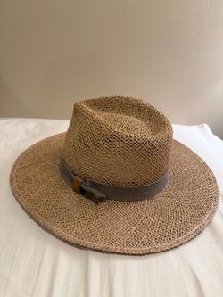 ✅ Made in USA Wide Brim STRAW HAT