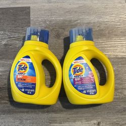 Tide Simply Oxi Detergent he 31fl Oz $3 Each 