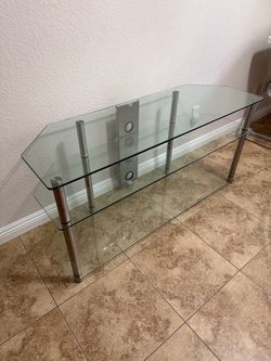 Glass TV stand - Great Condition