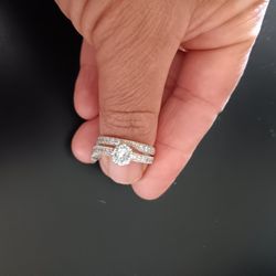 Silver 9.25 Wedding 💍 Ring Size 8.5