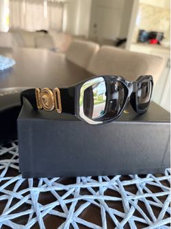 Versace Men Sunglasses, VE4361, Frame-Black, Lenses-Grey