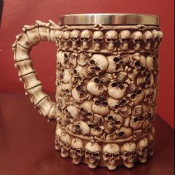 Skull Beer Tankard Mug