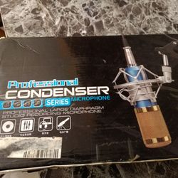 Czczc Dynamic Condenser Sound Recording Microphone with Shock Mount for Radio Braodcasting KTV with Shock Mount