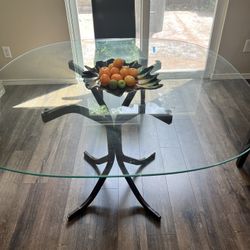 Glass Dining Table $100 