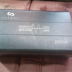 Pure Shine 2000 watt inverter (new) solar