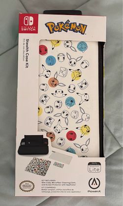 Nintendo Switch lite Power A Pokemon case sealed