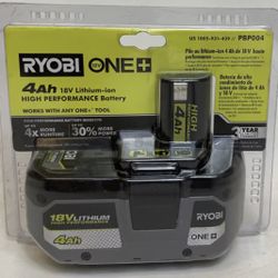 NEW Ryobi 4ah High capacity Battery 