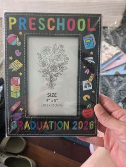 Preschool graduation frame