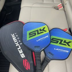 SLK Latitude Pickleball Paddle (Case Included)