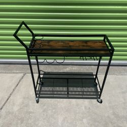 Wine bar cart 