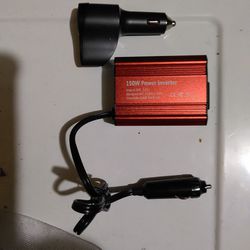 Power Inverter/Phone Charger For Car 