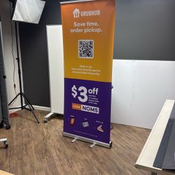 Aluminum Stand Up Sign Banner For Marketing And Promotion