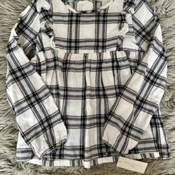 Girl Flannel Shirt 7/8