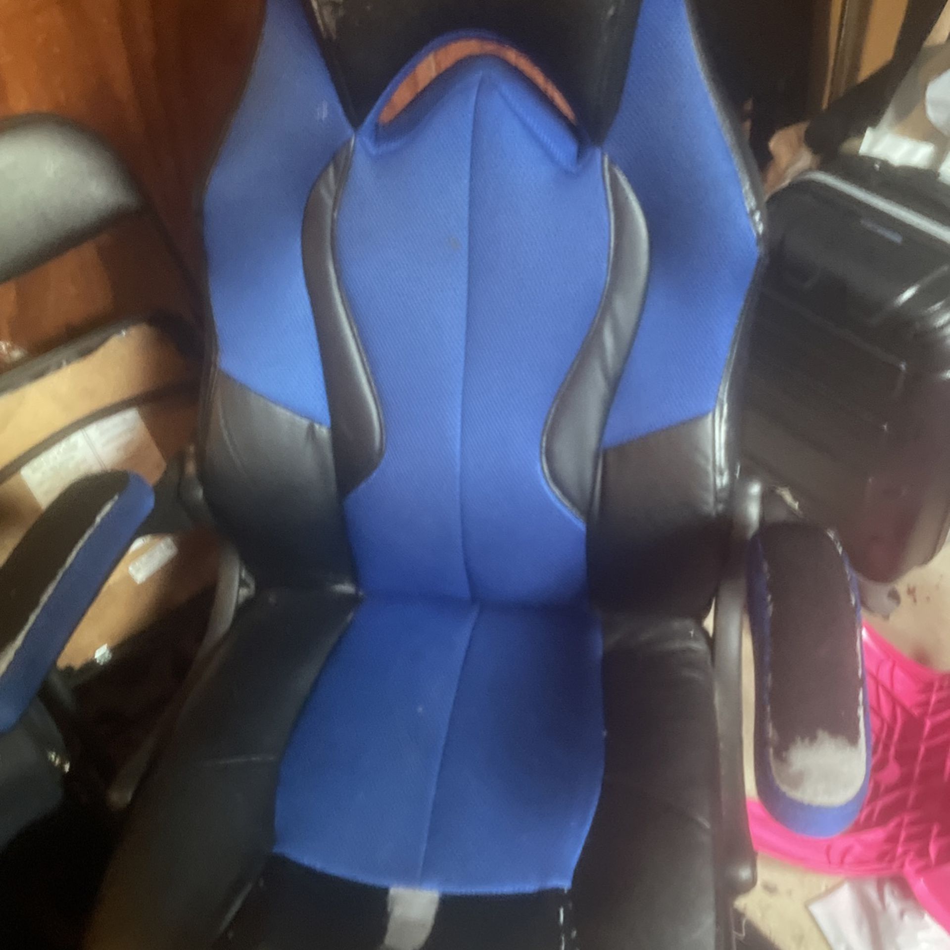 Blue And Black Gaming Chair