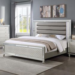 SHOP WITH THE FOX! MAJOR DEAL ALERT! BRAND NEW QUEEN SIZE BEDFRAME WITH LED LIGHTS