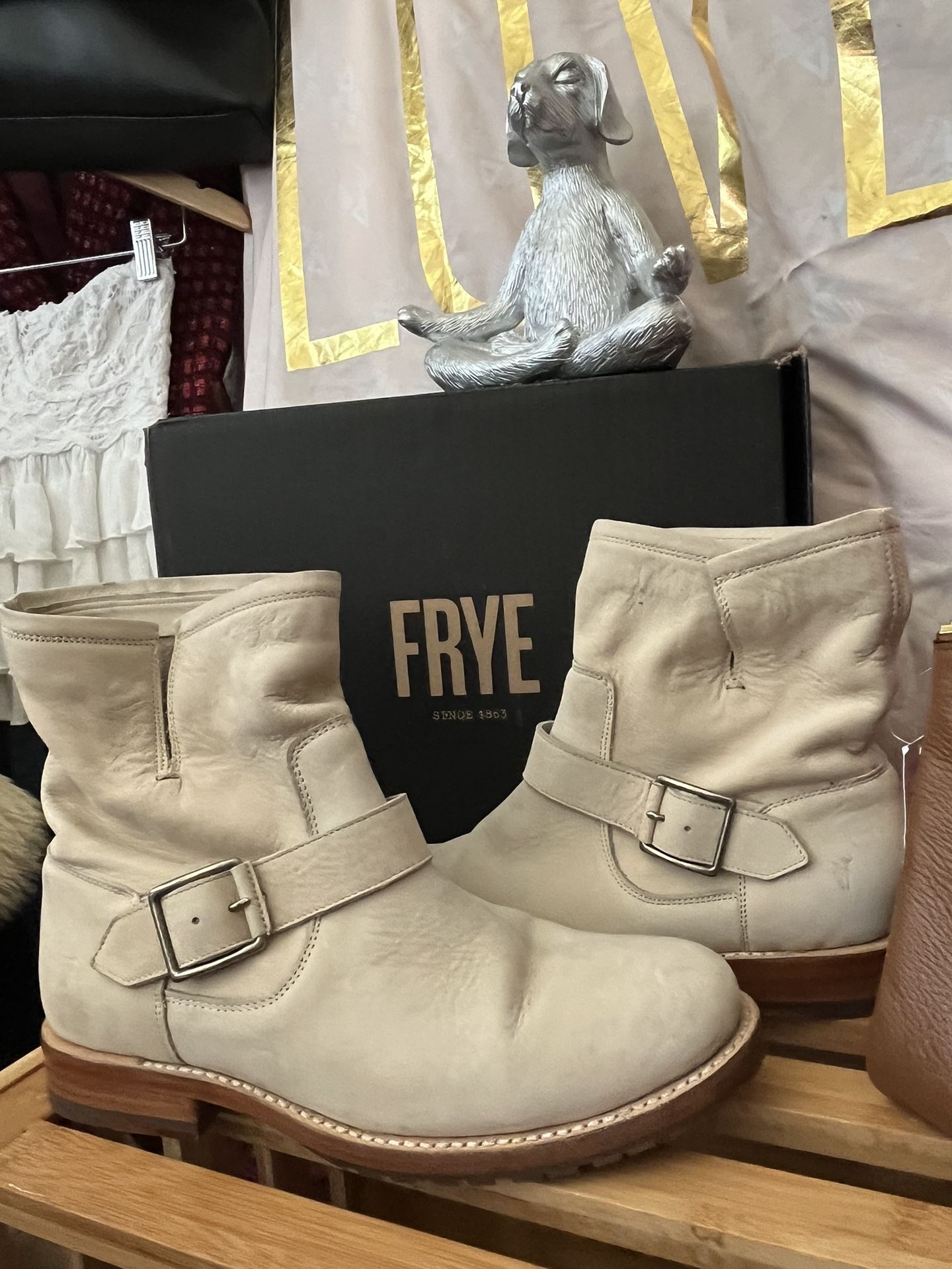 Frye natalie best sale short engineer lug