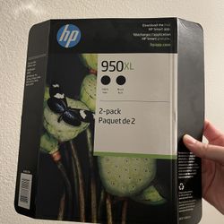 Hp 950xl 2-Pack Authentic Hp Ink Black Unopened 