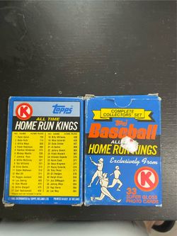 Topps Baseball all the Home Run Kings