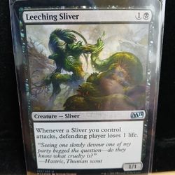 MTG (FOIL) Leeching Sliver - Magic 2015 (M15) Magic The Gathering