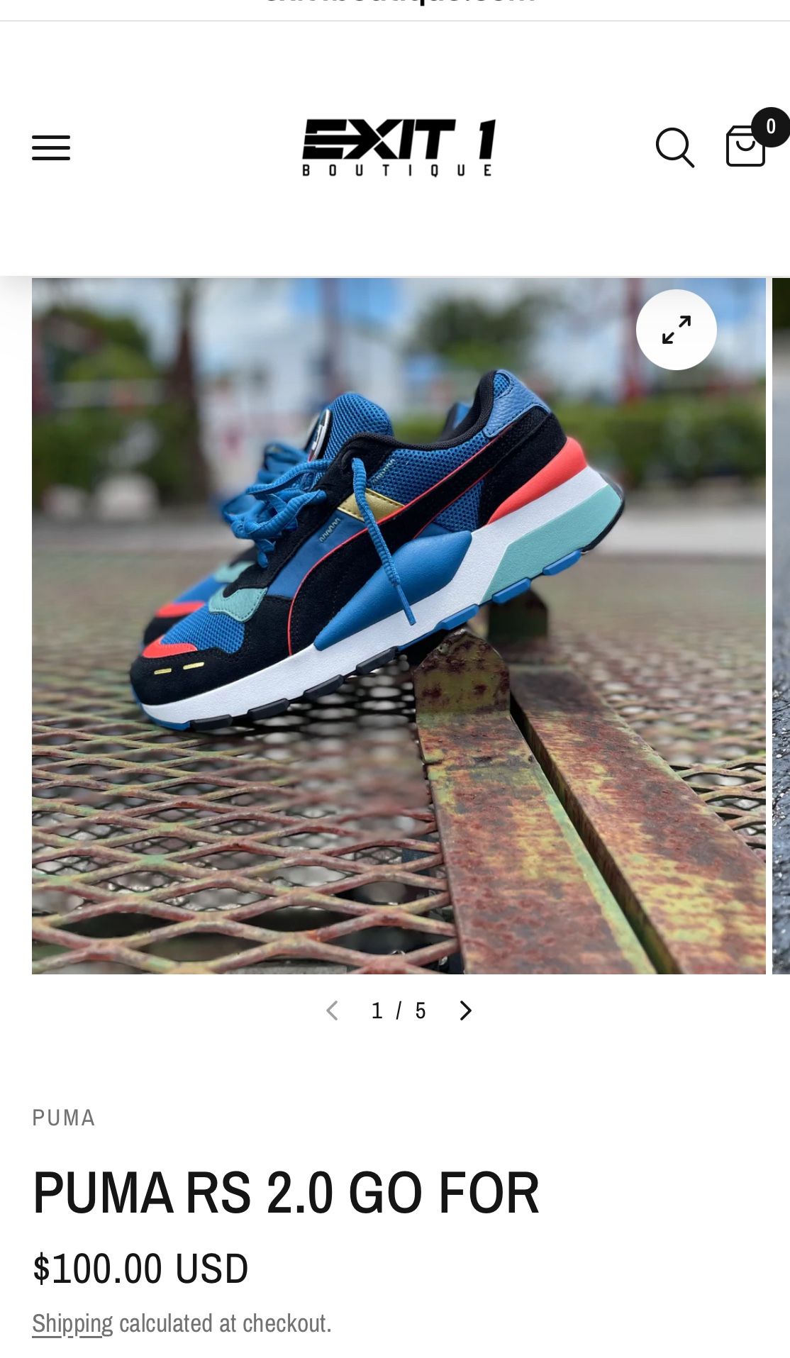 Puma Rs size 8