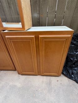 Doors only. Kitchen cabinets, maple doors, face and sides