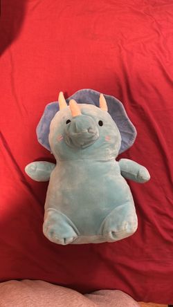 Blue rhino plushie (kind of dirty)