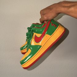 Lil Yatchy AF1 Concrete Boys Size 9 Used 