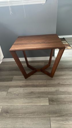 Walnut Wood Side End Table