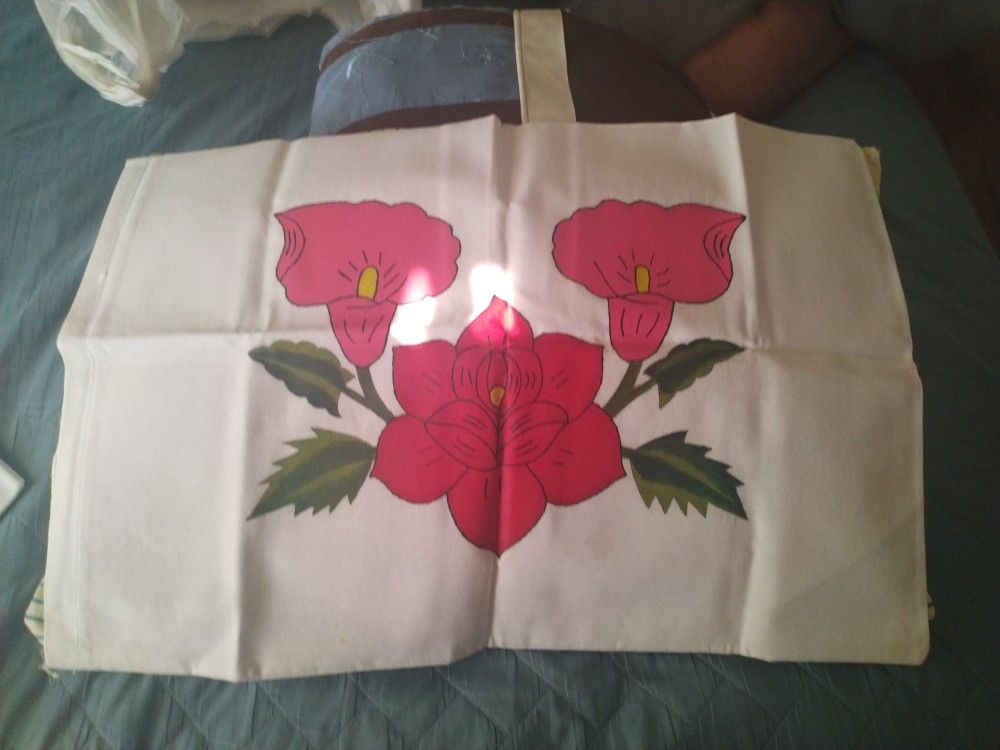 Set Of Painted Pillow Cases $20