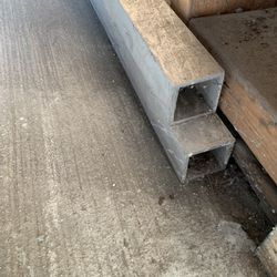 Square Aluminum 1 1/2 X1 1/2 Tubing 12 Feet 