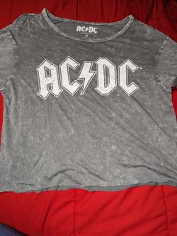 AC DC Crop Top