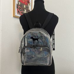 PINK Clear Backpack 