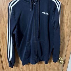 Adidas Essentials 3-Stripes full-zip hoodie CASH/TRADE