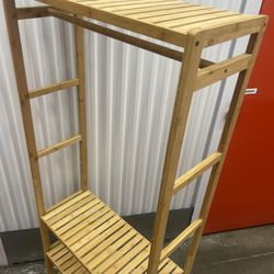Strong Bamboo Clothing Rack 