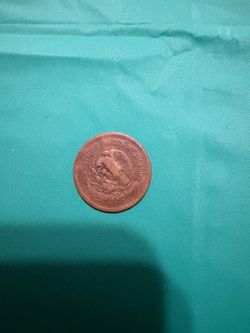 4 20 cent copper coins from Mexico