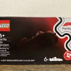 LEGO F1 Collectible Race Cars 6 Pack Building Toy Set 66796 Mystery Box New