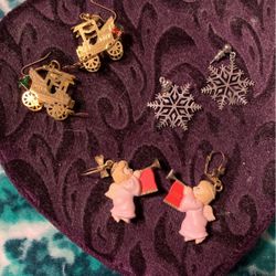 Christmas Earrings ($5 per set)