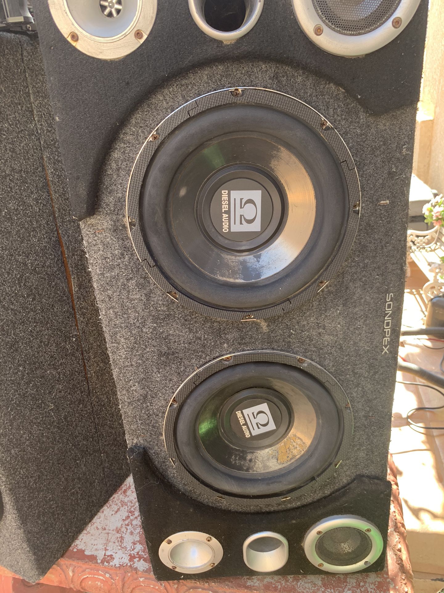10”inch diesel audio subwoofers no box
