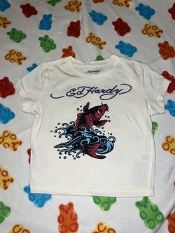 ed hardly crop top size small 