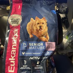 new Eukanuba senior mature 4.5lb