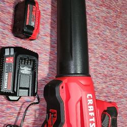 brand new craftsman leaf blower with battery and charger 