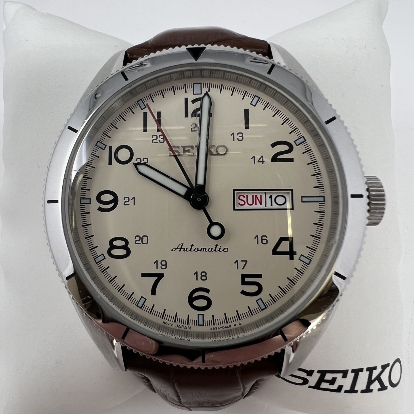 Chico Cream Metallic leather band Watch with Silver Accents Chico main image 4