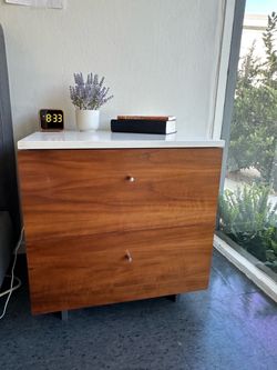 2- Spot on Square Modern Nightstands
