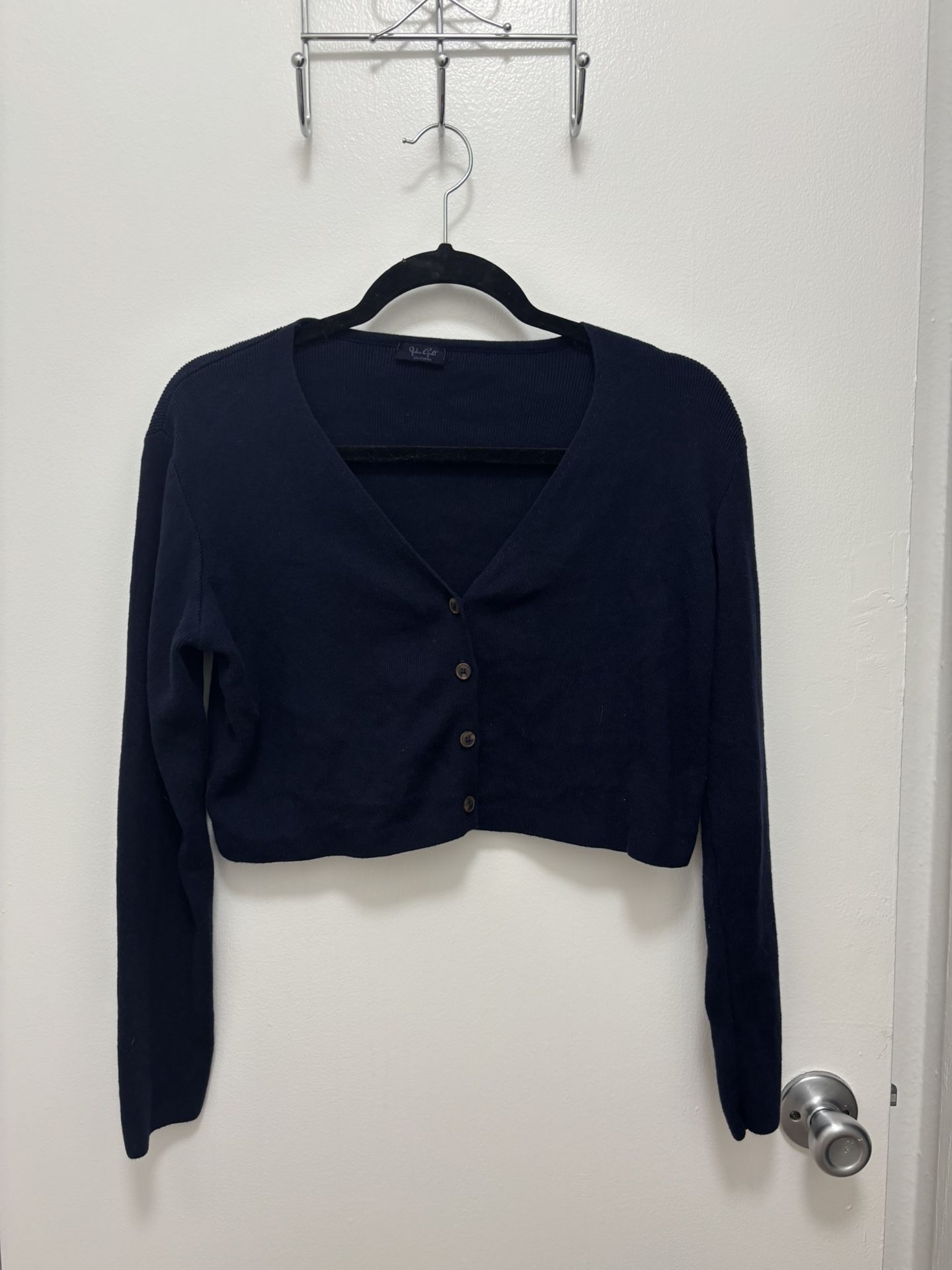brandy melville/ john galt navy blue cardigan