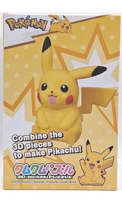 Bandai Ensky Nintendo Pokemon Pikachu 3D Jigsaw Puzzle 35 Pcs